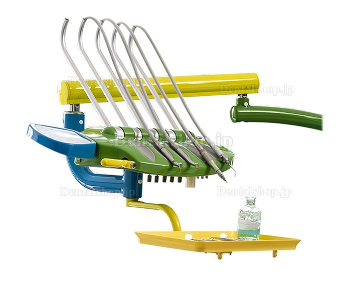 Safety® M10 素敵なカートゥーン子供歯科チェアユニット マイクロファイバーレザー小児歯科チェアーと背もたれ